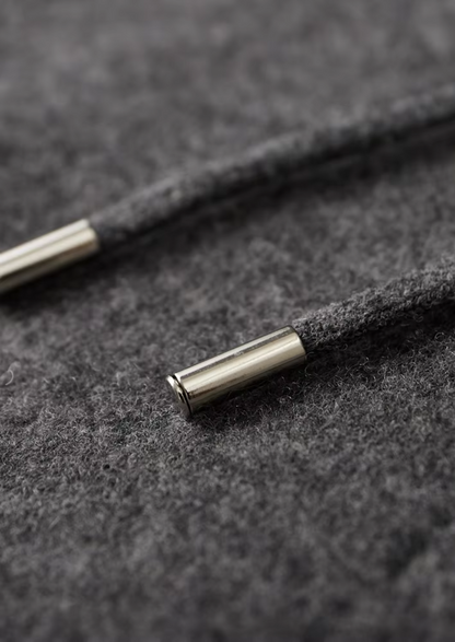 Pure Extra-Fine Merino Wool Wide Leisure Trousers | Portovelli