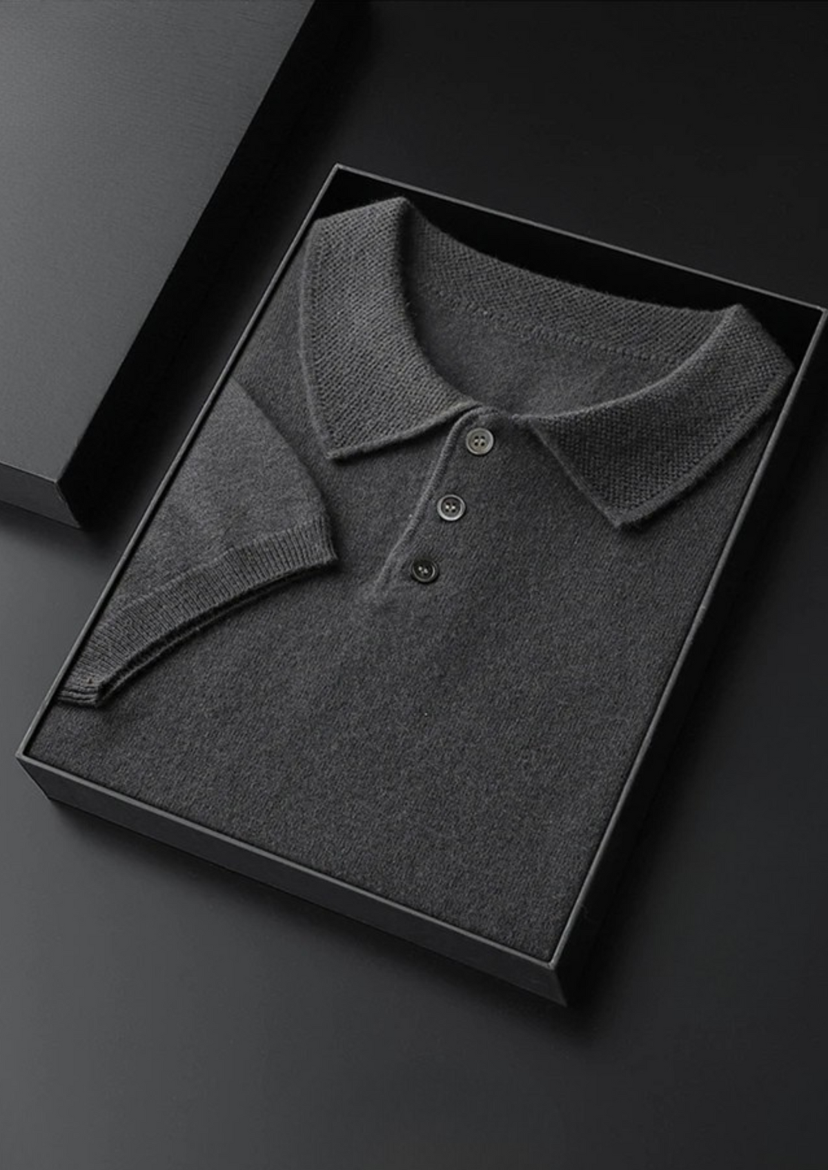 Premium Cashmere Classic Polo Shirt | Portovelli