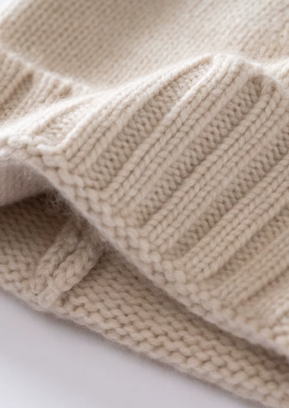 Sand Cashmere Wintertime Beanie | Portovelli