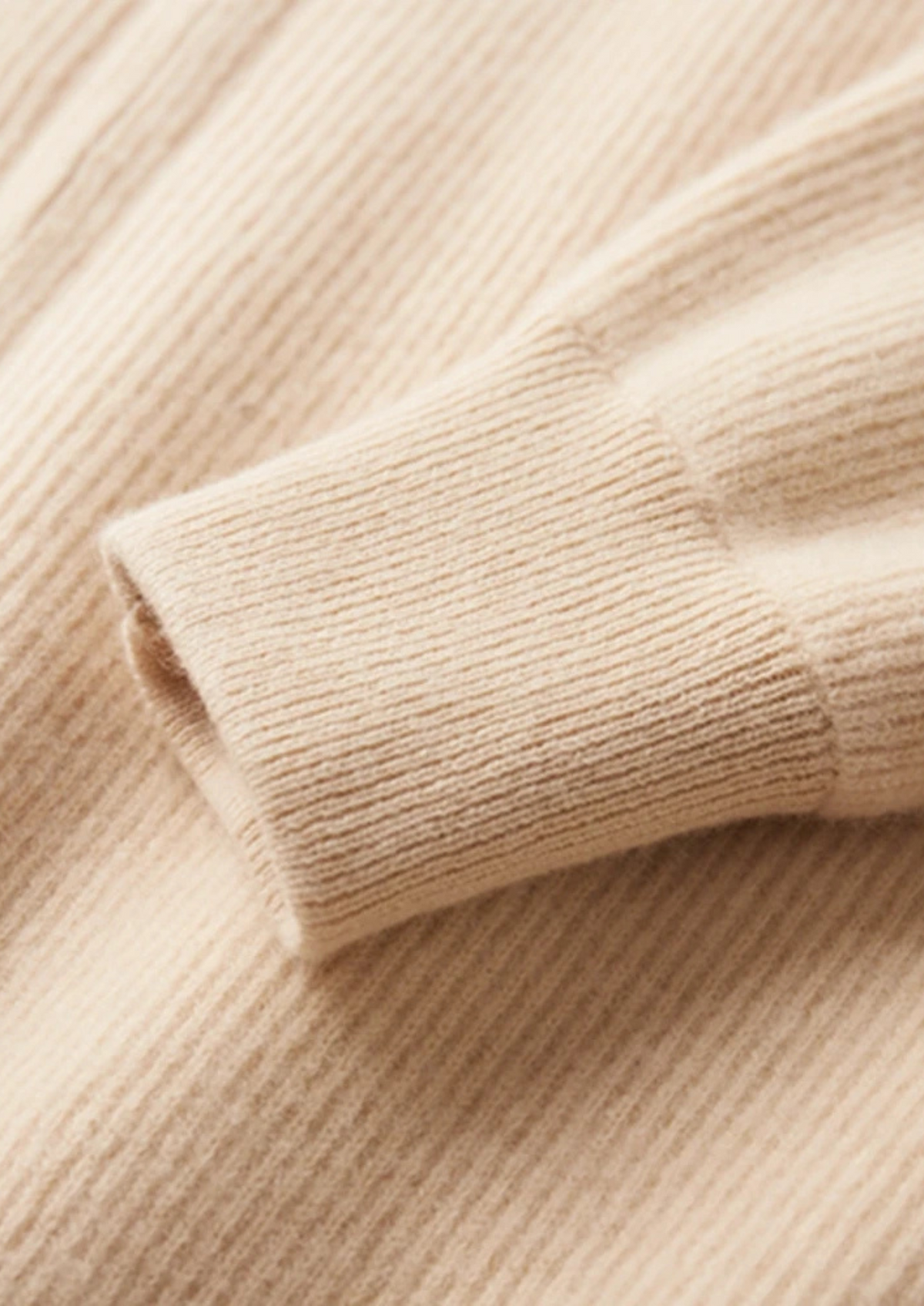 Pure Extra-Fine Merino Wool Ribbed Zip Cardigan | Portovelli