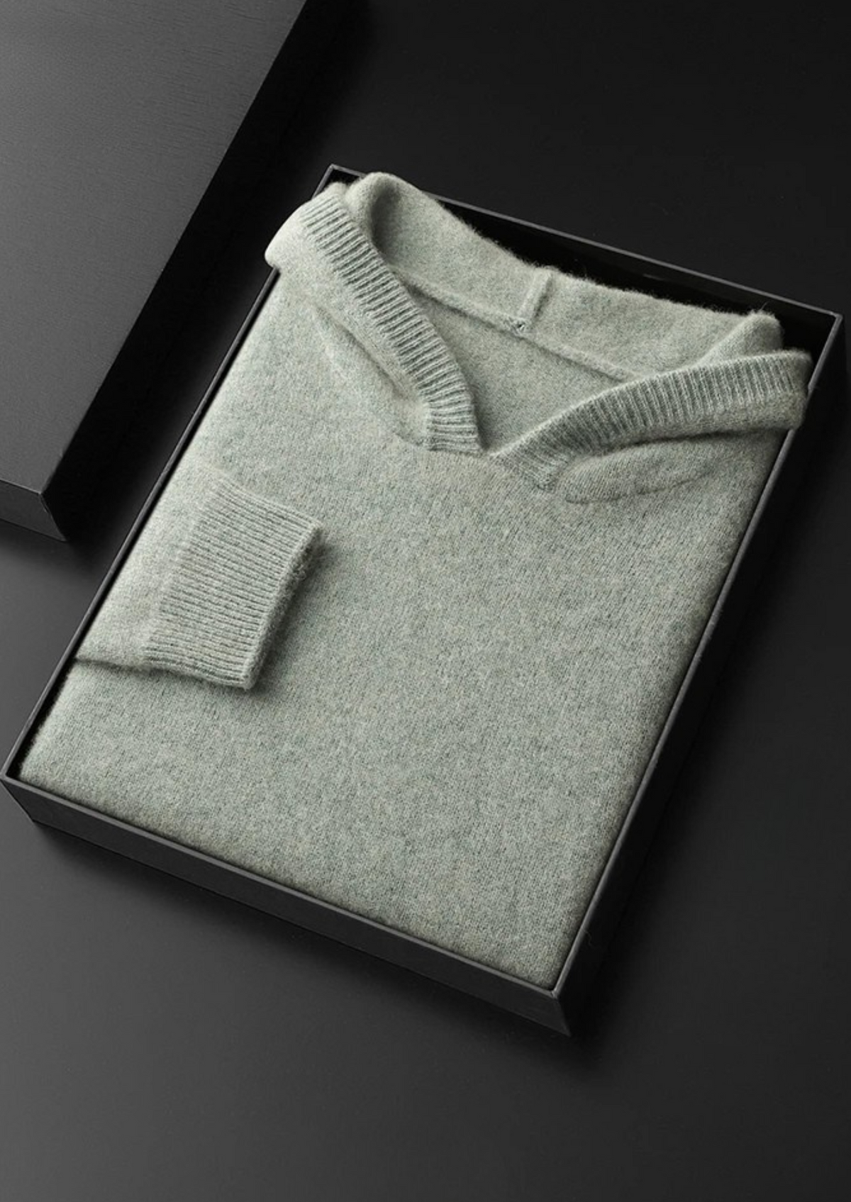 Premium Cashmere Leisure Hoodie | Portovelli