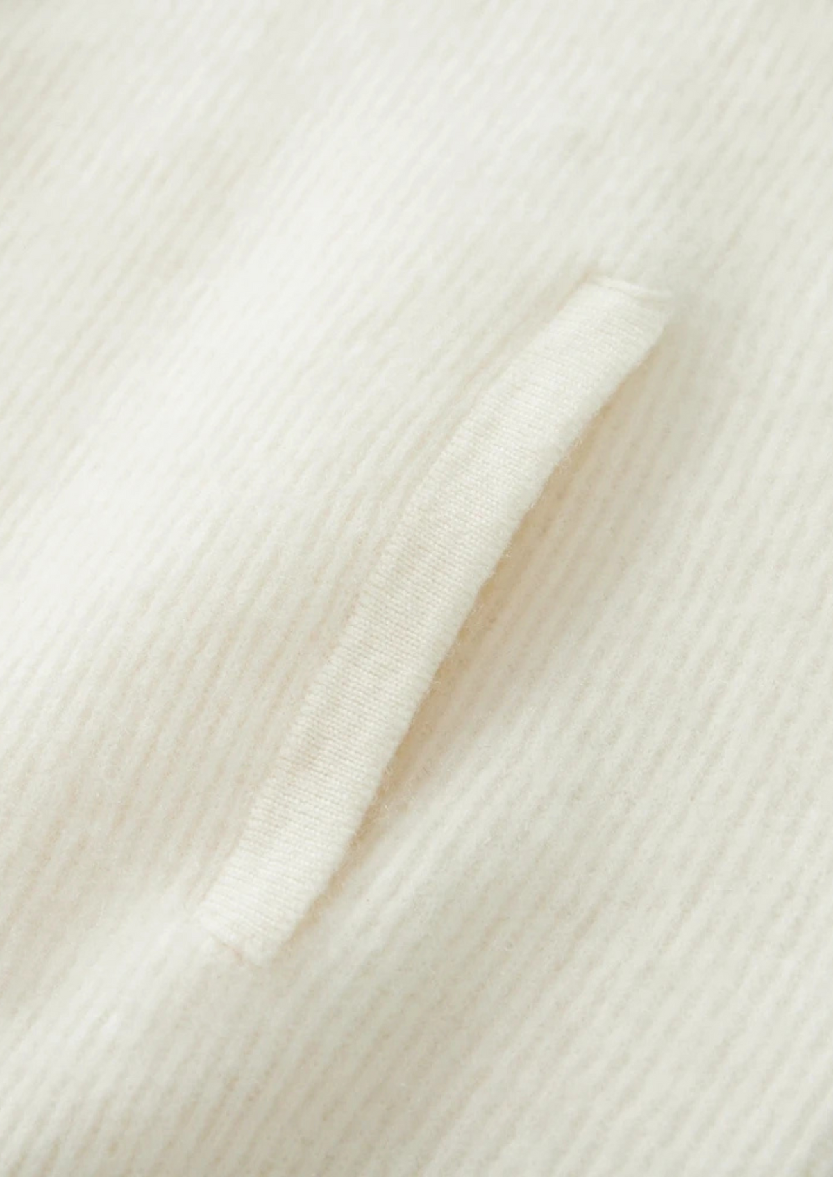 Pure Extra-Fine Merino Wool Ribbed Zipper Cardigan | Portovelli