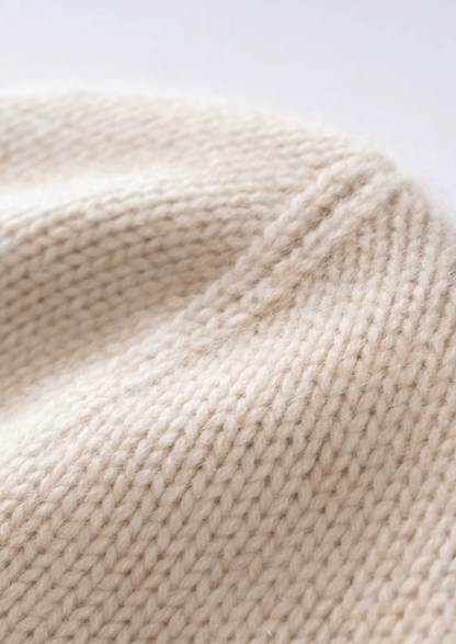 Sand Cashmere Wintertime Beanie | Portovelli