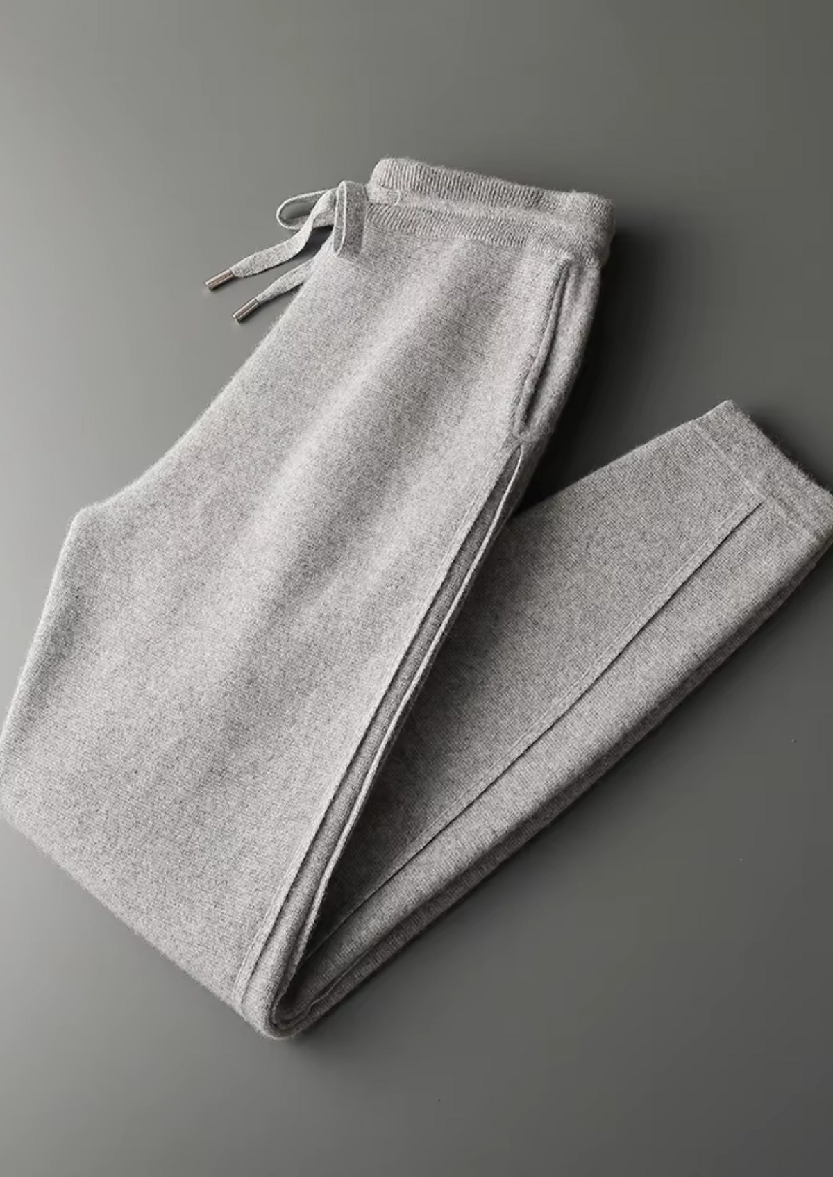 Premium Cashmere Slim Trousers | Portovelli