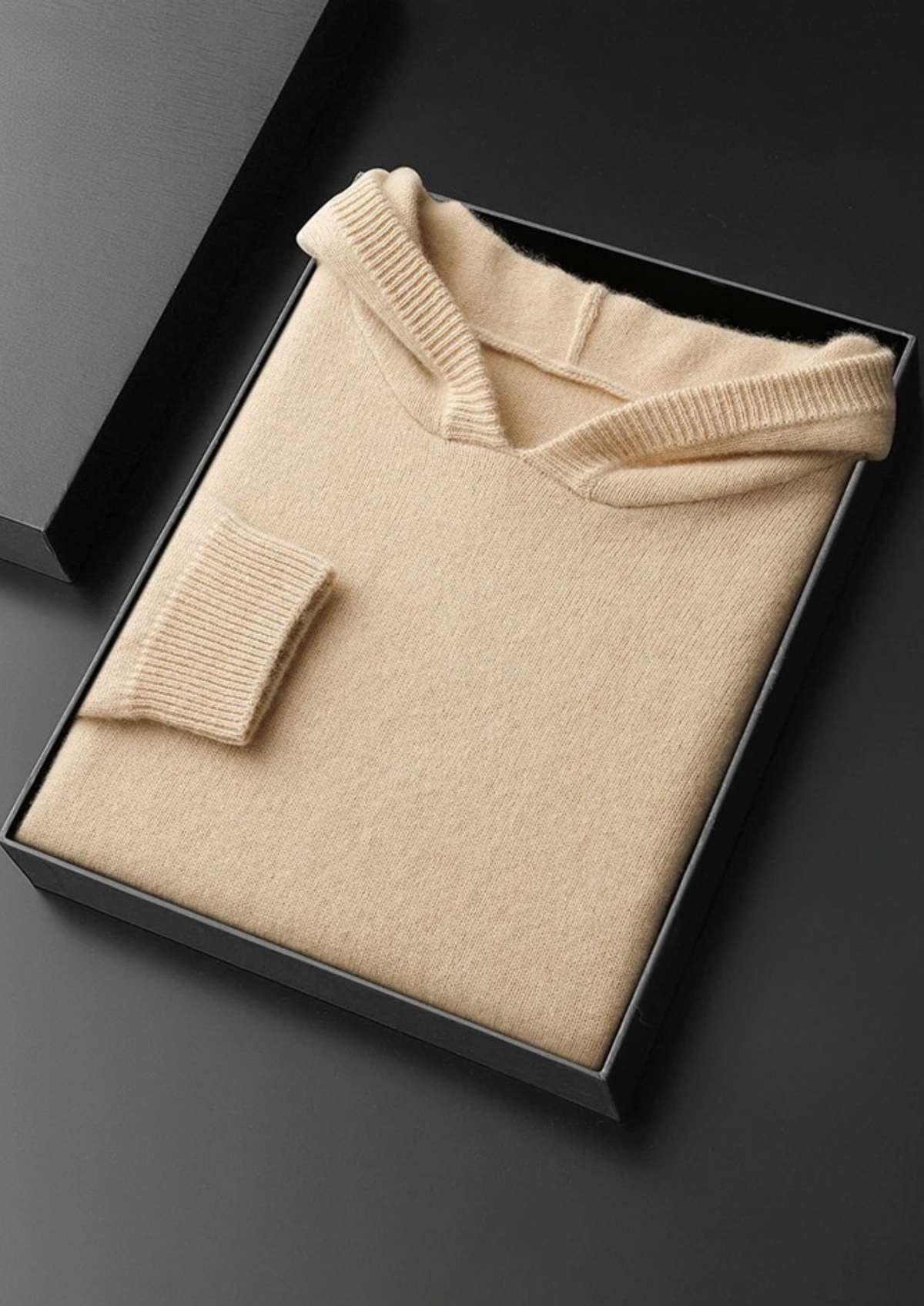 Premium Cashmere Leisure Hoodie | Portovelli