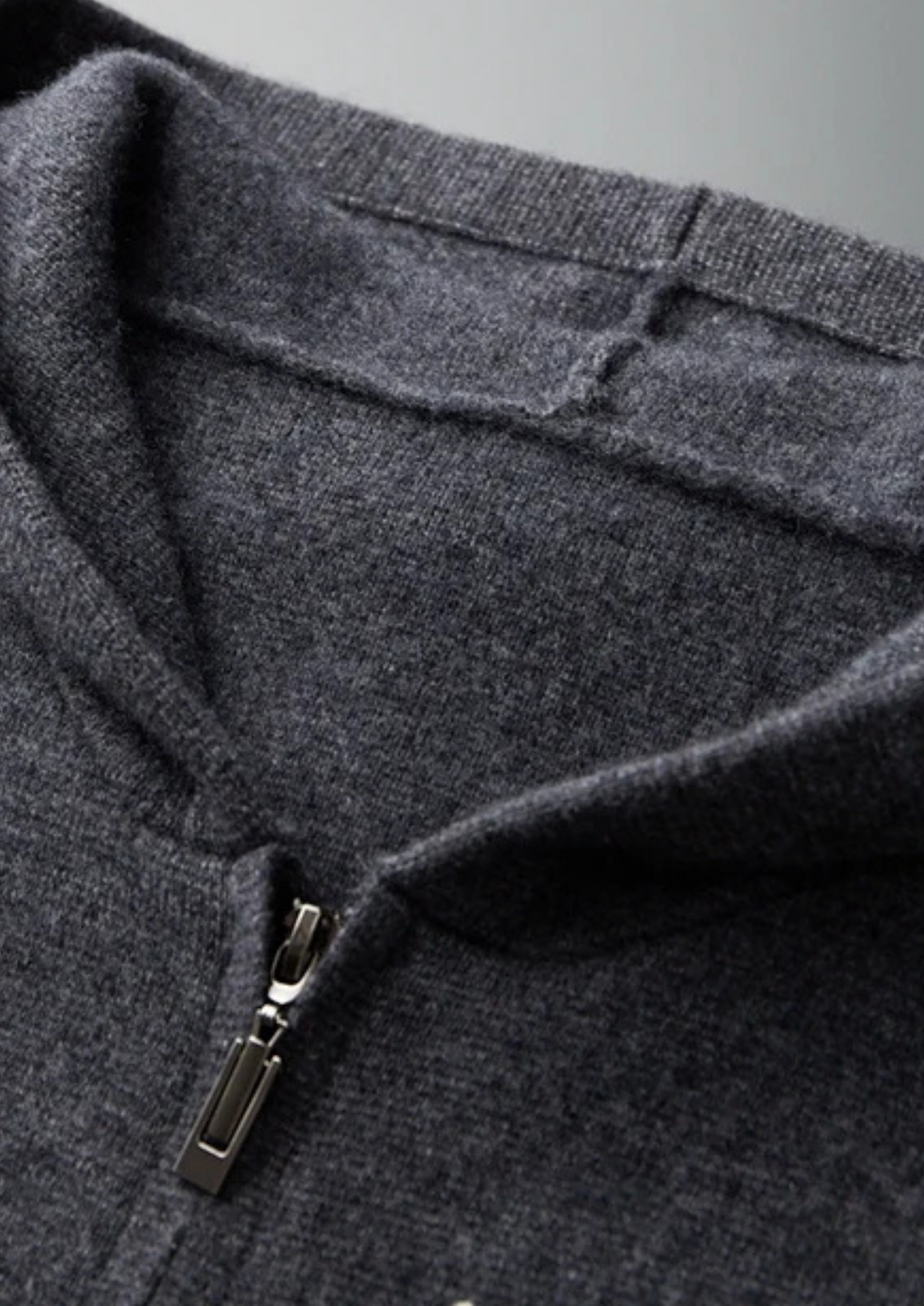 Premium Cashmere Zipper Hoodie | Portovelli