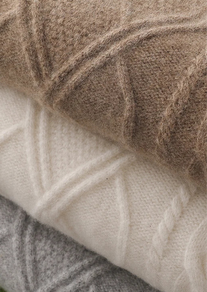 Pure Extra-Fine Merino Wool Wintertime Crewneck | Portovelli
