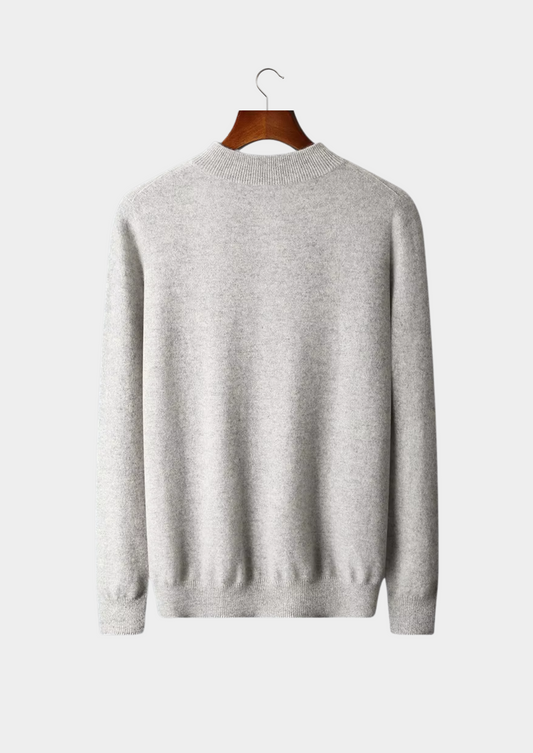 Pure Extra-Fine Merino Wool Classic Mockneck | Portovelli