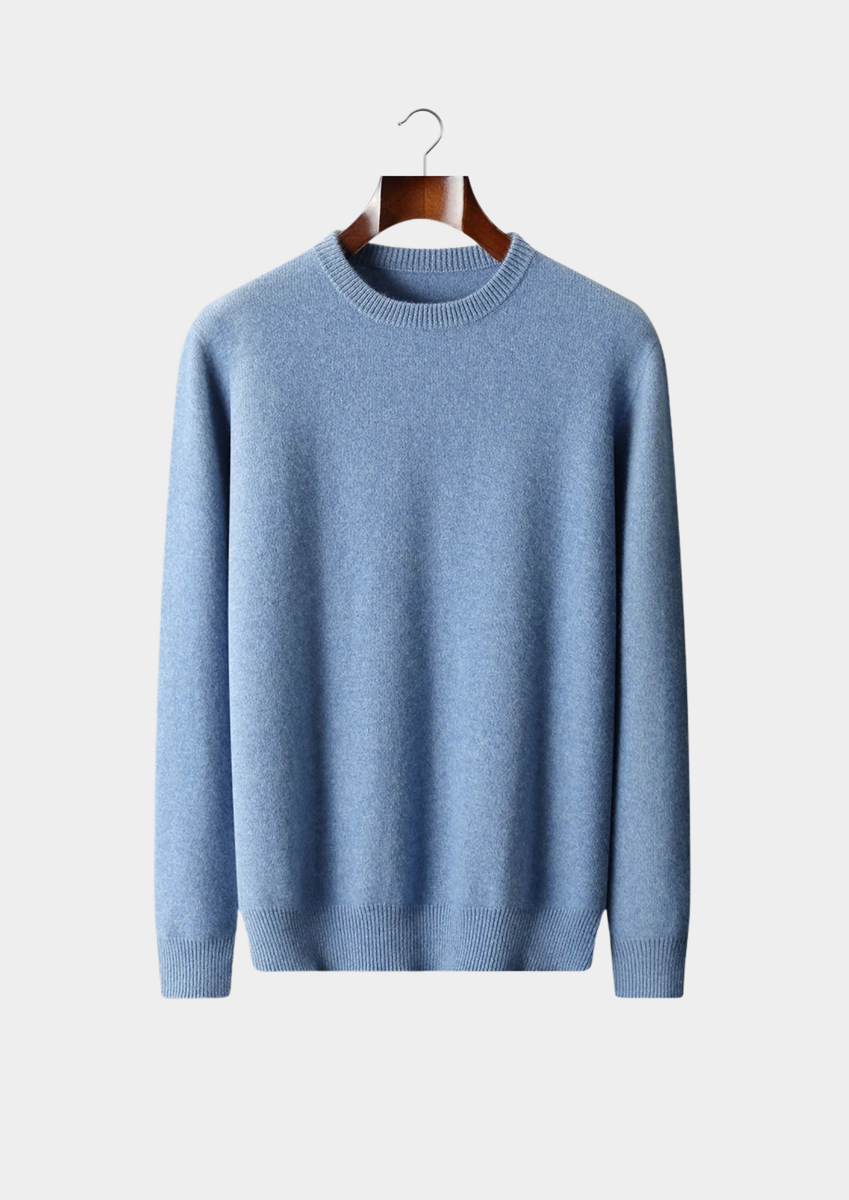 Pure Extra-Fine Merino Wool Classic Crewneck | Portovelli