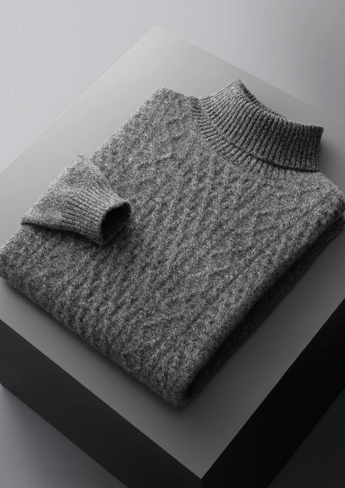 Pure Extra-Fine Merino Wool Wintertime Rollneck | Portovelli
