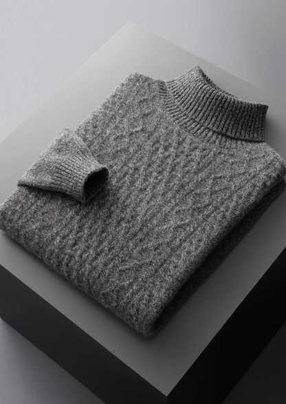 Pure Extra-Fine Merino Wool Wintertime Rollneck | Portovelli