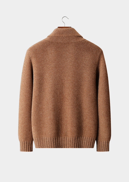 Pure Cashmere Shawl Collar Cardigan | Portovelli
