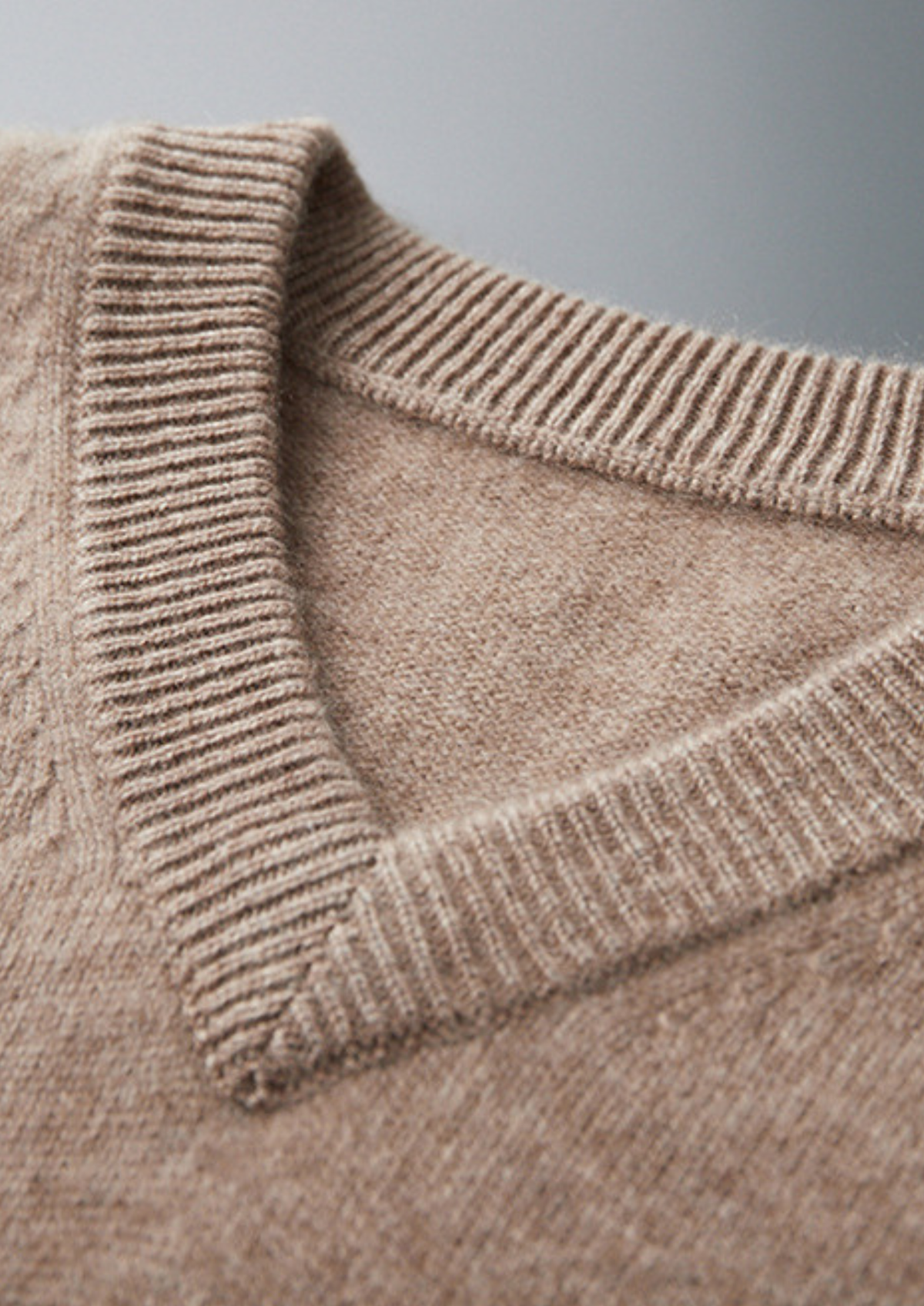 Pure Cashmere Essential V-Neck Sweater | Portovelli