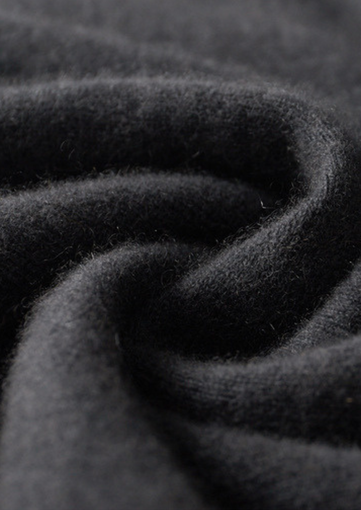 Pure Cashmere Dark Gray Dual Zip Cardigan | Portovelli