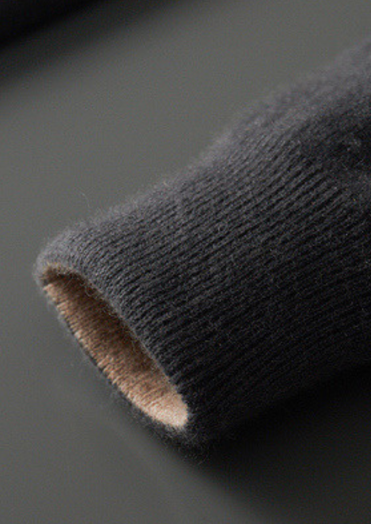 Pure Cashmere Dark Gray Dual Zip Cardigan | Portovelli