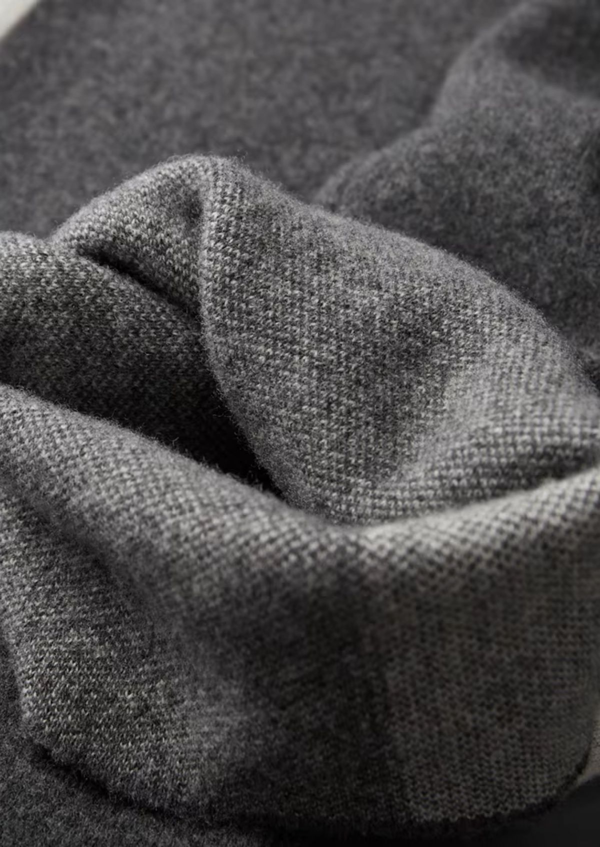 Pure Extra-Fine Merino Wool Wide Leisure Trousers | Portovelli