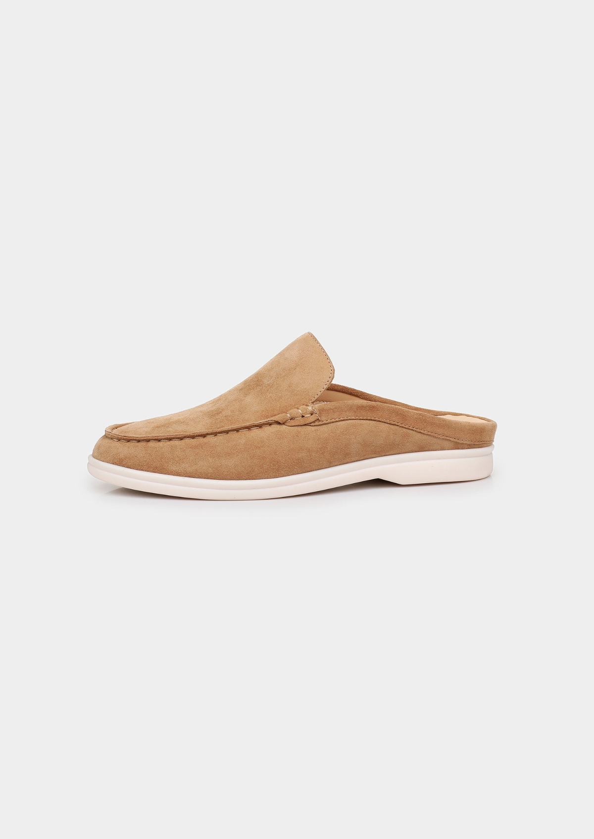 Caramel Marina Suede Slipper | Portovelli