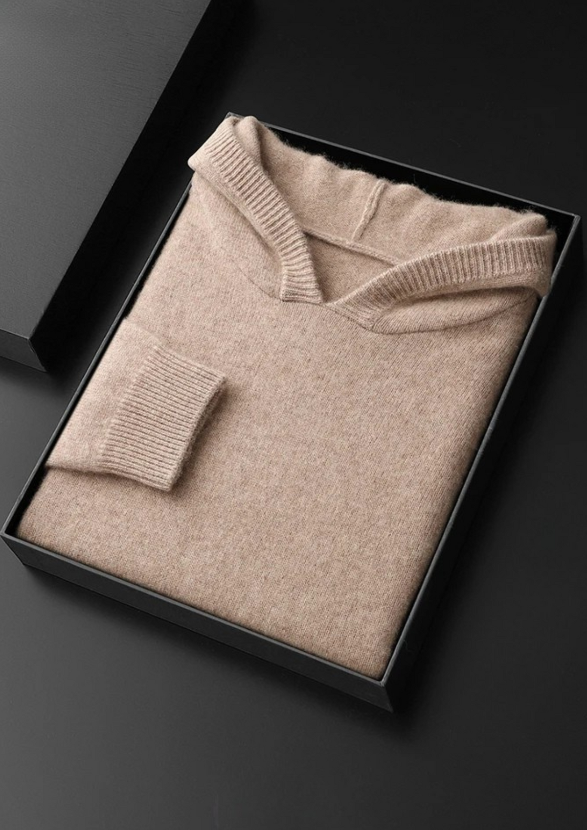Premium Cashmere Leisure Hoodie | Portovelli