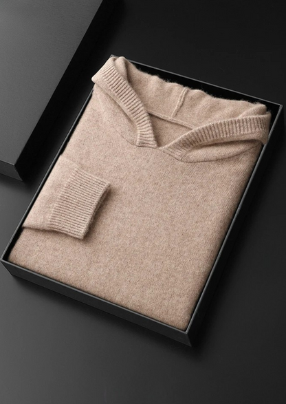 Premium Cashmere Leisure Hoodie | Portovelli