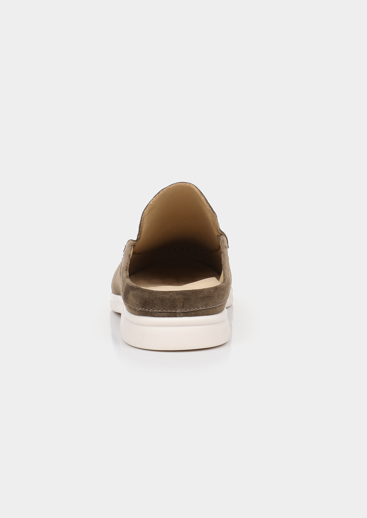 Olive Marina Suede Slipper | Portovelli