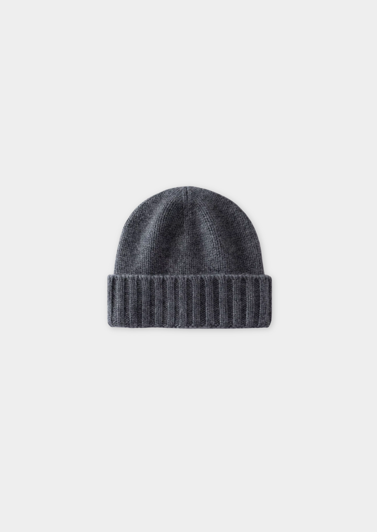 Dark Gray Cashmere Wintertime Beanie | Portovelli