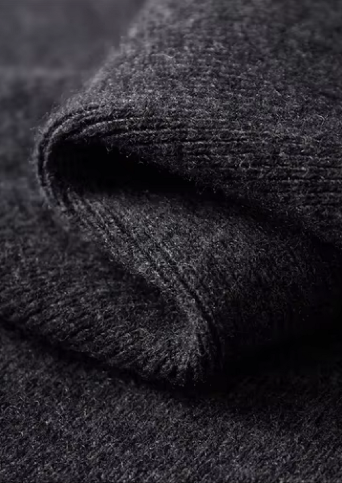 Pure Extra-Fine Merino Wool Ribbed Polo Cardigan | Portovelli