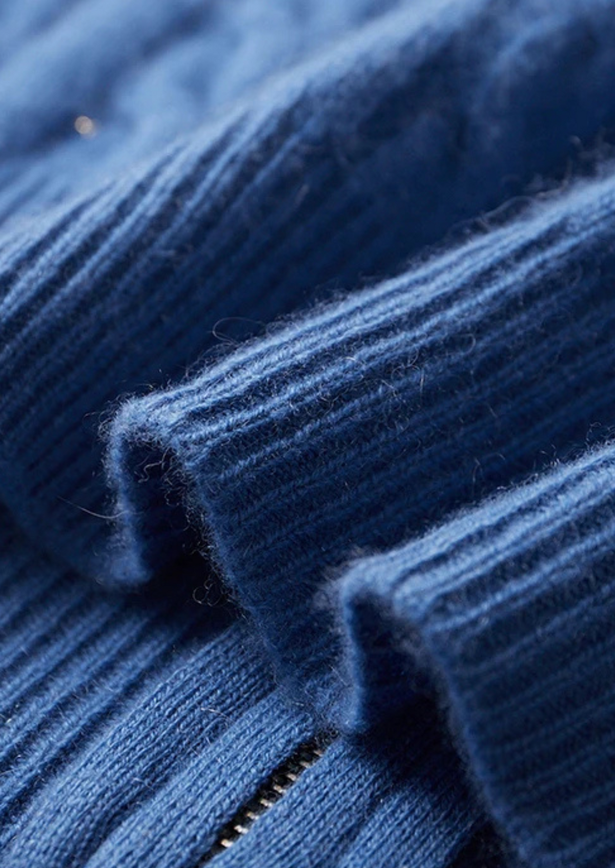 Premium Cashmere Cable Knit Zipper Hoodie | Portovelli