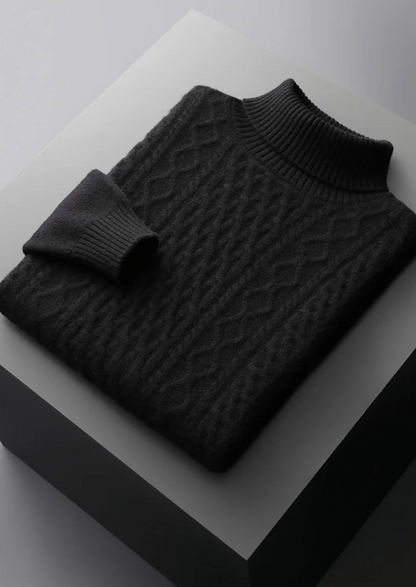 Pure Extra-Fine Merino Wool Wintertime Rollneck | Portovelli