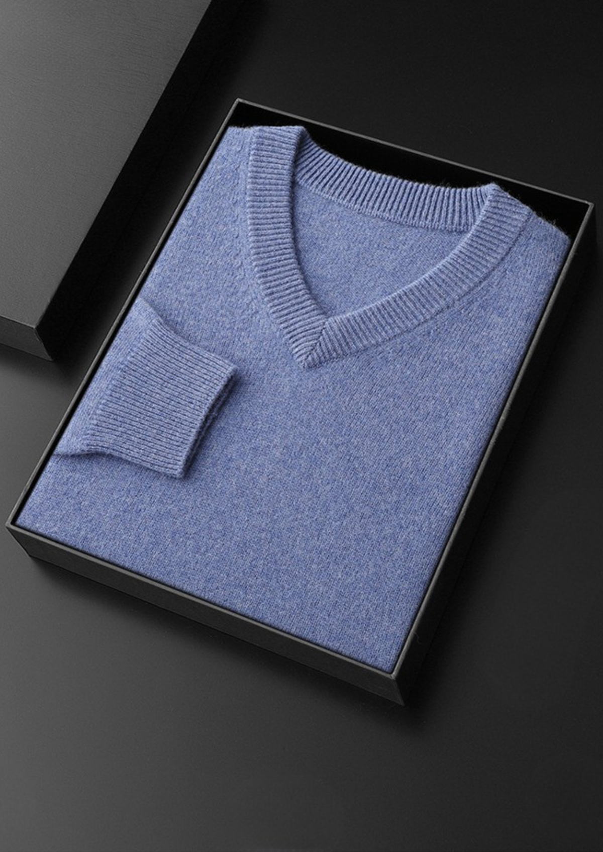 Pure Cashmere Essential V-Neck Sweater | Portovelli