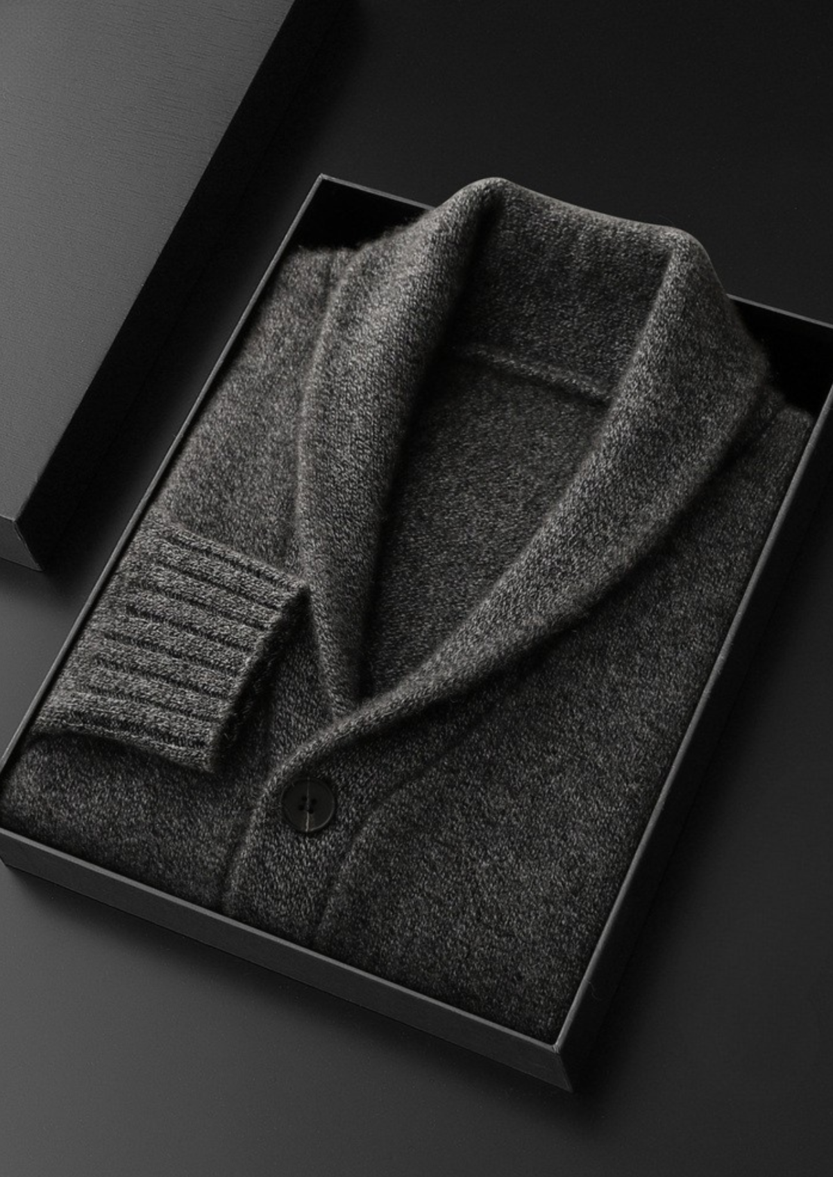 Pure Cashmere Shawl Collar Cardigan | Portovelli