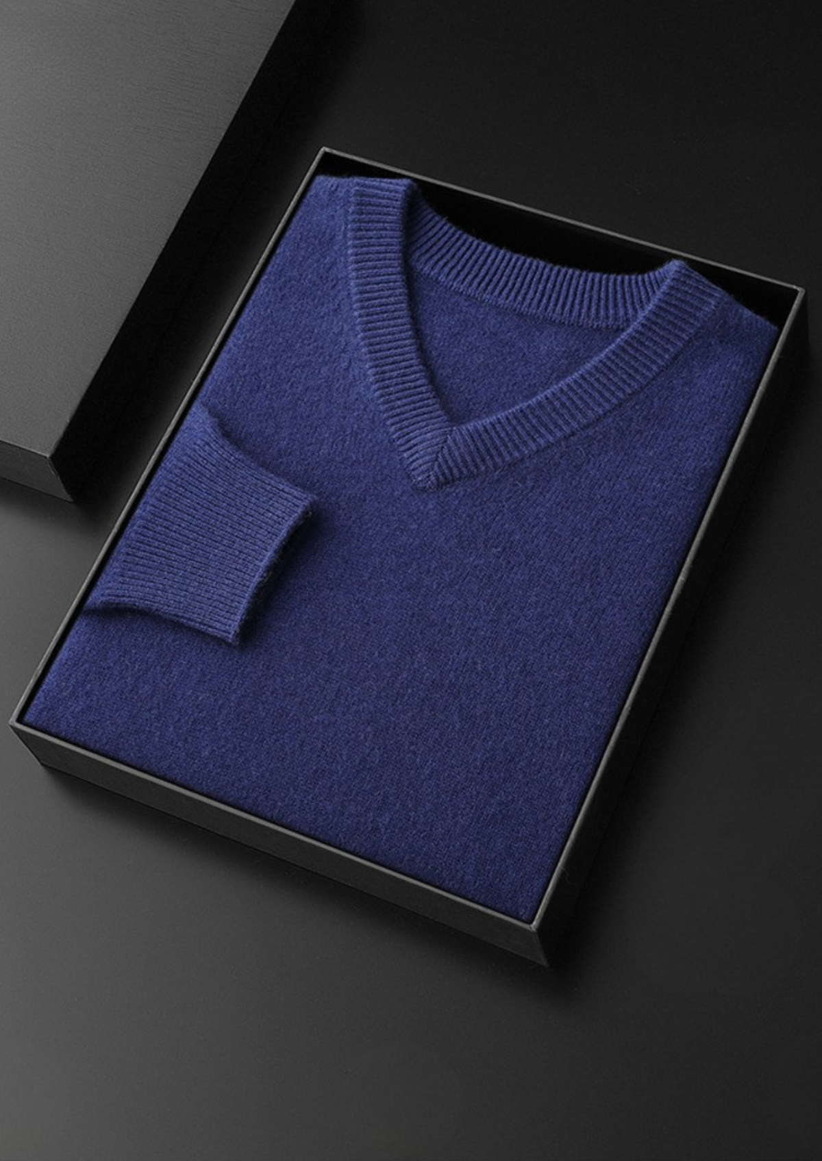 Pure Cashmere Essential V-Neck Sweater | Portovelli