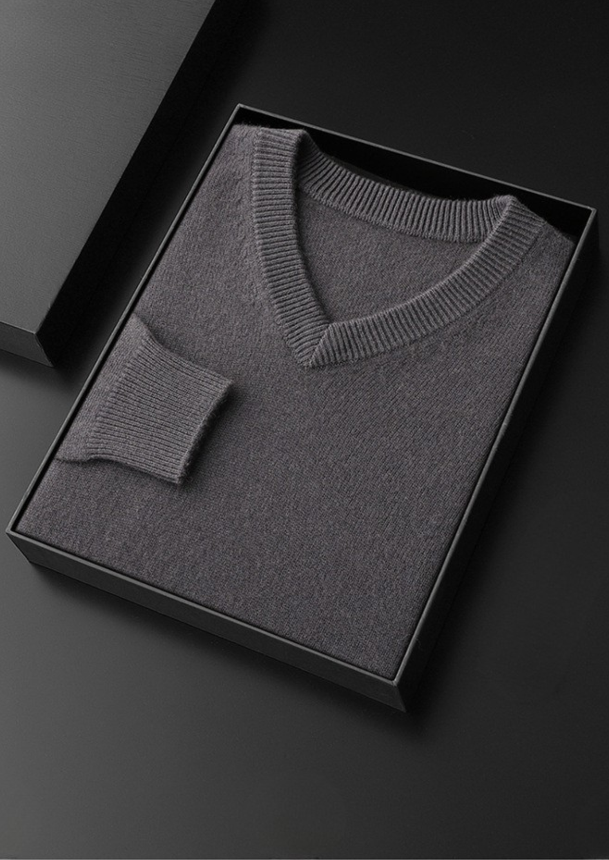 Pure Cashmere Essential V-Neck Sweater | Portovelli