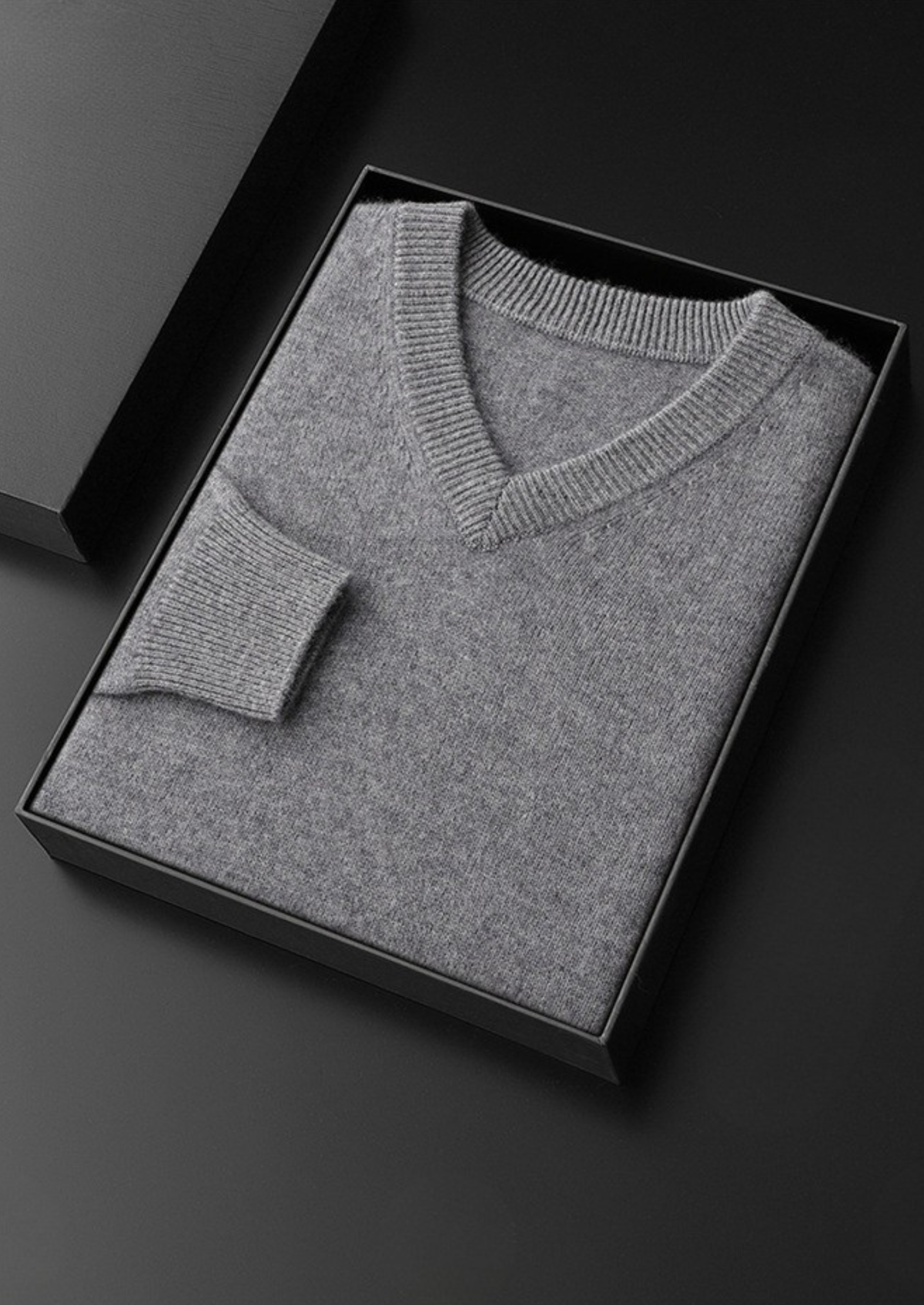 Pure Cashmere Essential V-Neck Sweater | Portovelli