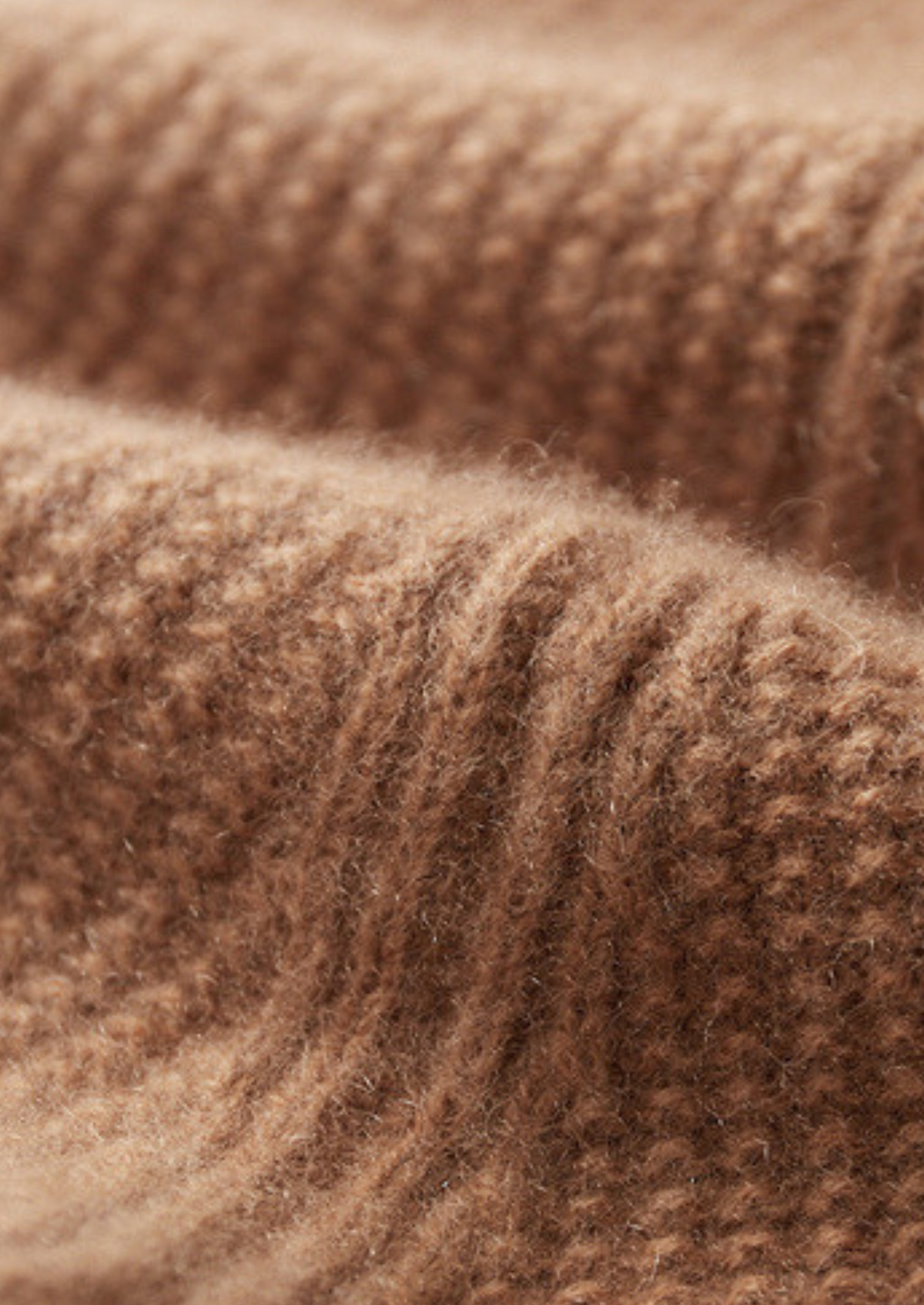 Pure Cashmere Mustard Ribbed Zip Cardigan | Portovelli