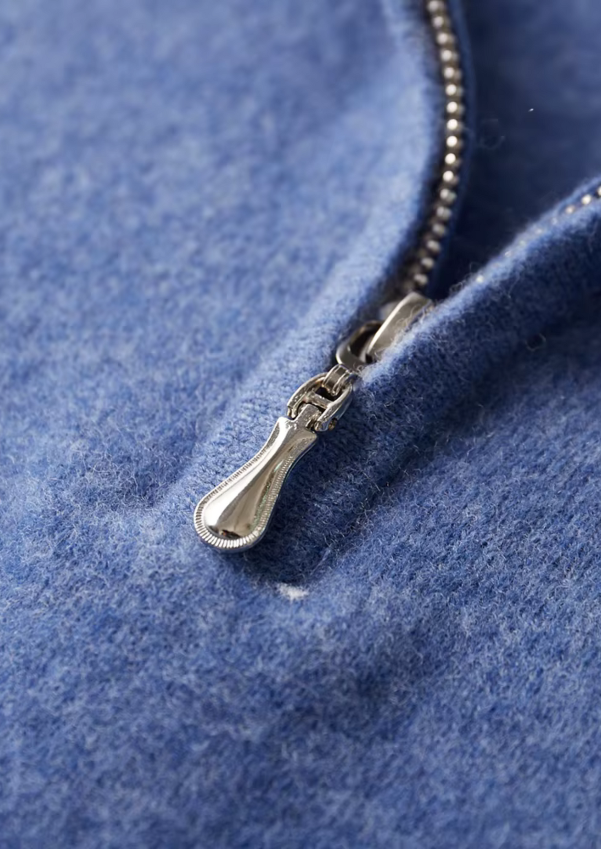 Pure Extra-Fine Merino Wool Half Zip Polo | Portovelli