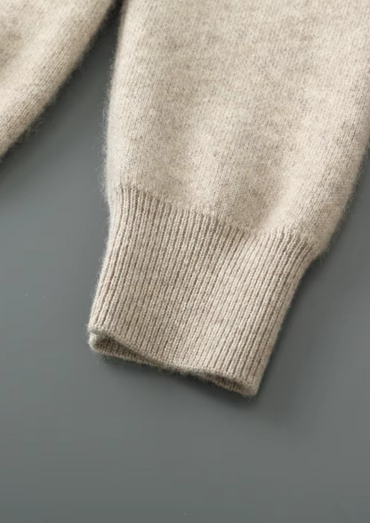 Pure Extra-Fine Merino Wool V-Neck Cardigan | Portovelli
