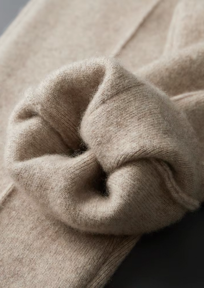 Pure Extra-Fine Merino Wool Sand Luzzo Set | Portovelli