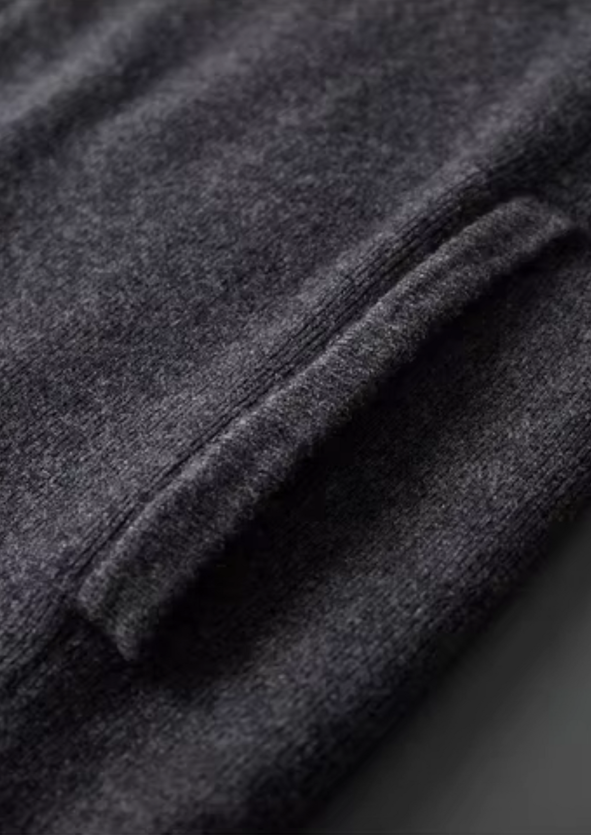 Pure Extra-Fine Merino Wool Ribbed Polo Cardigan | Portovelli