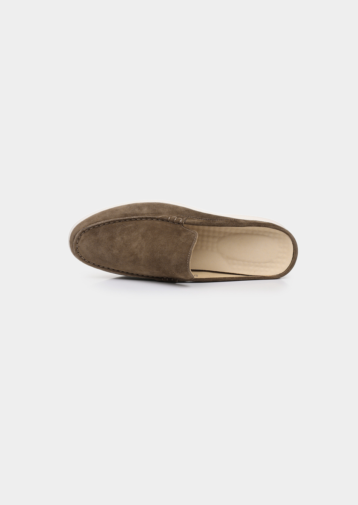 Olive Marina Suede Slipper | Portovelli