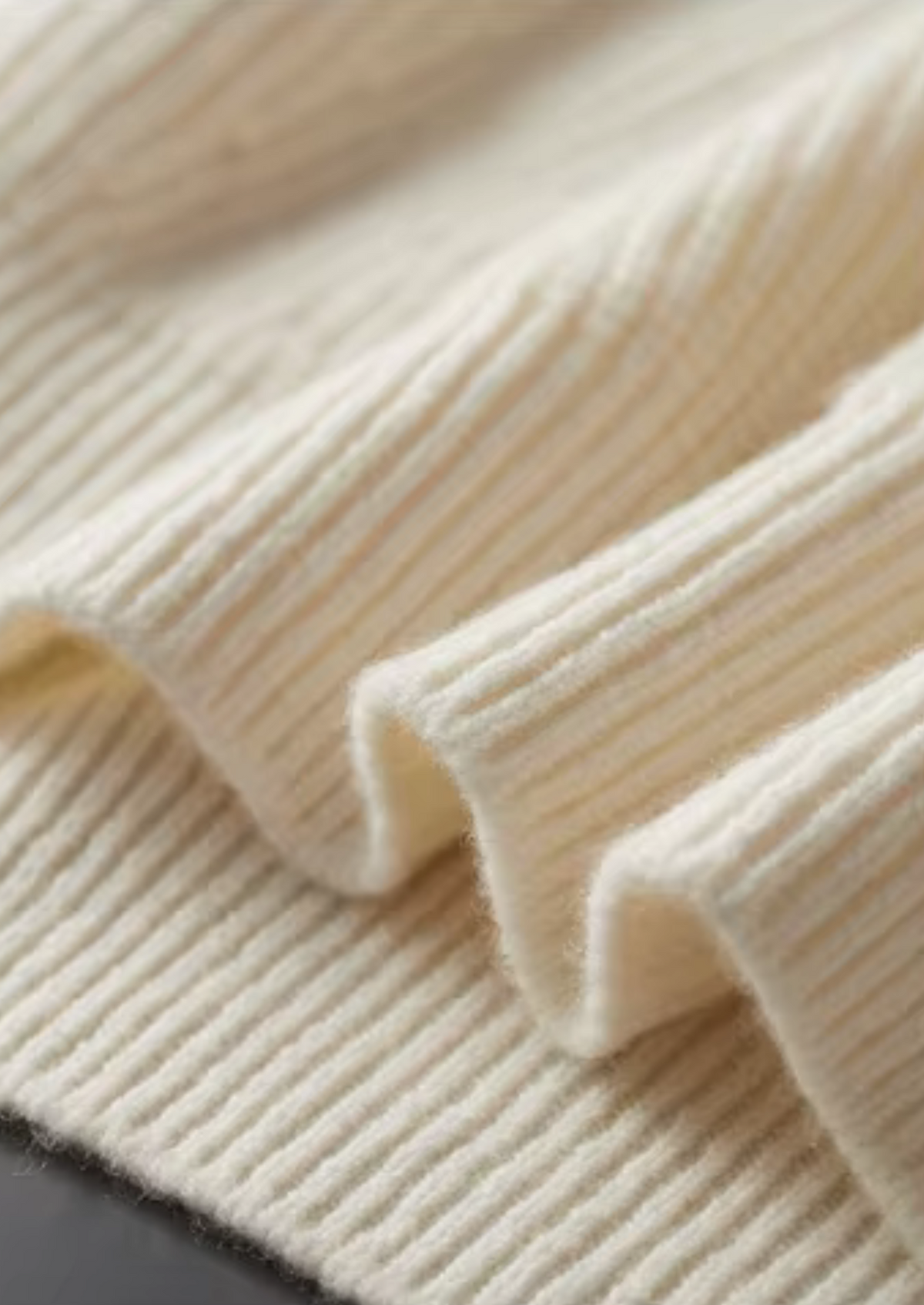 Pure Extra-Fine Merino Wool Ribbed Half-Zip | Portovelli