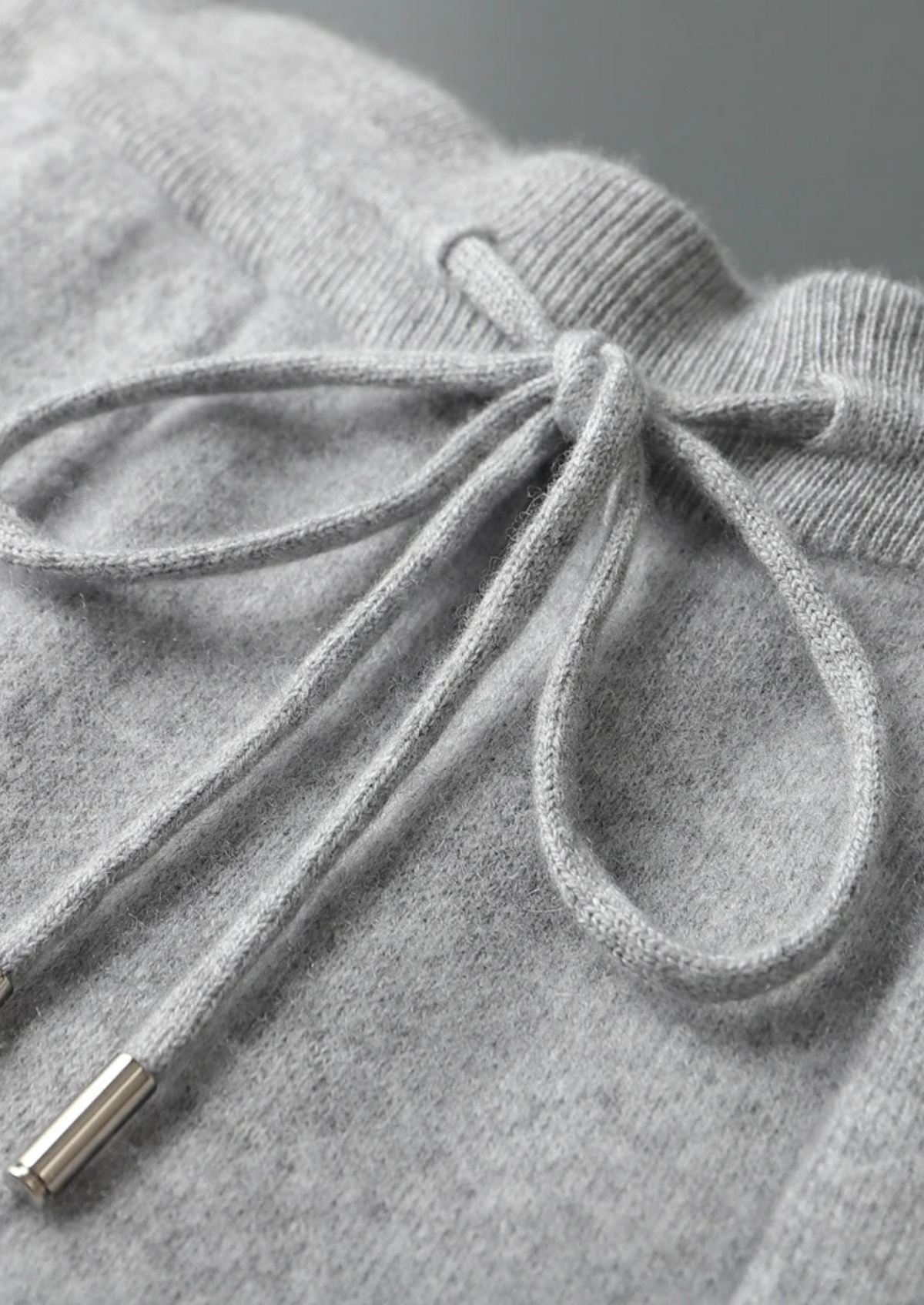 Premium Cashmere Light Gray Alain Leisure Set | Portovelli