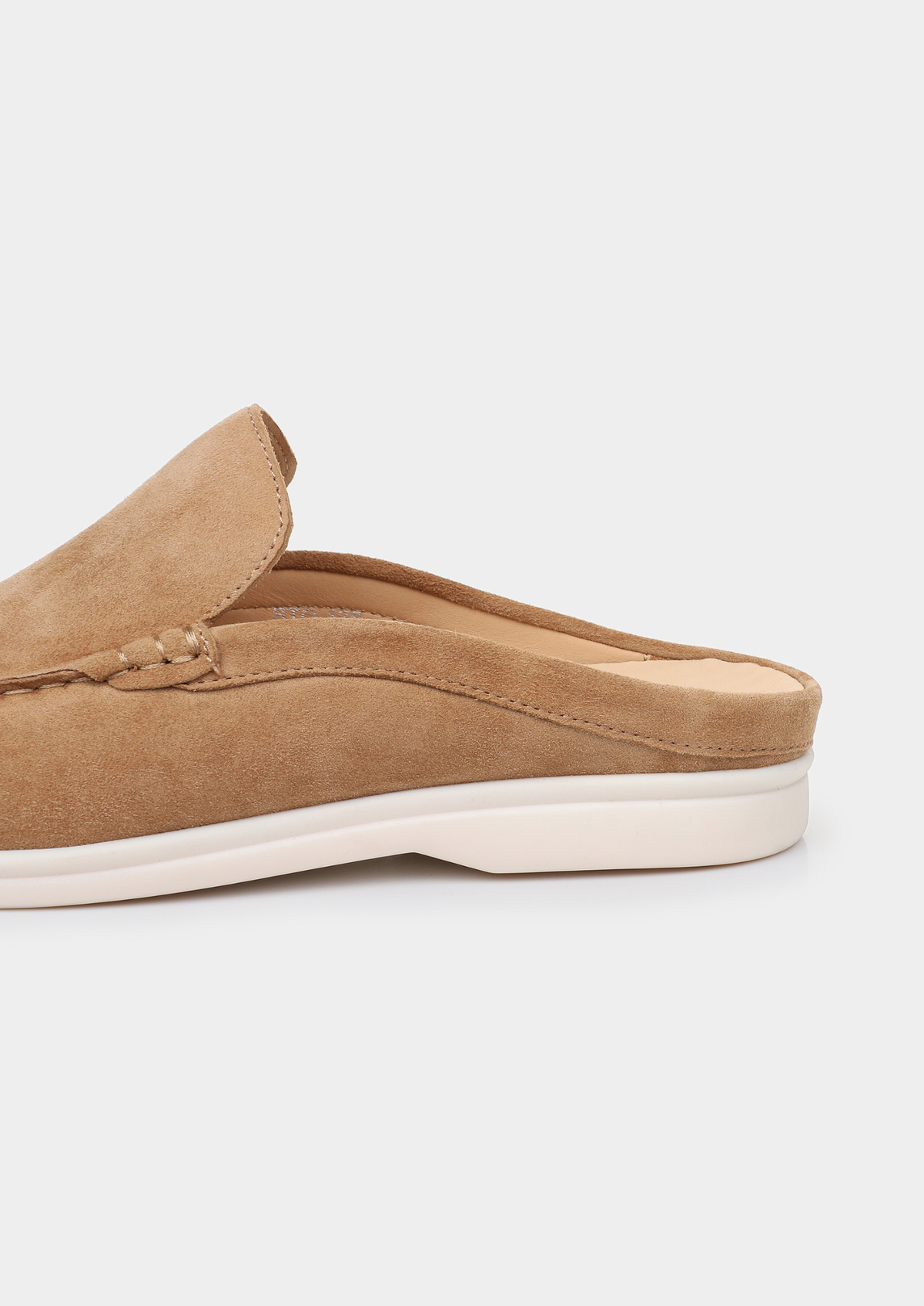 Caramel Marina Suede Slipper | Portovelli
