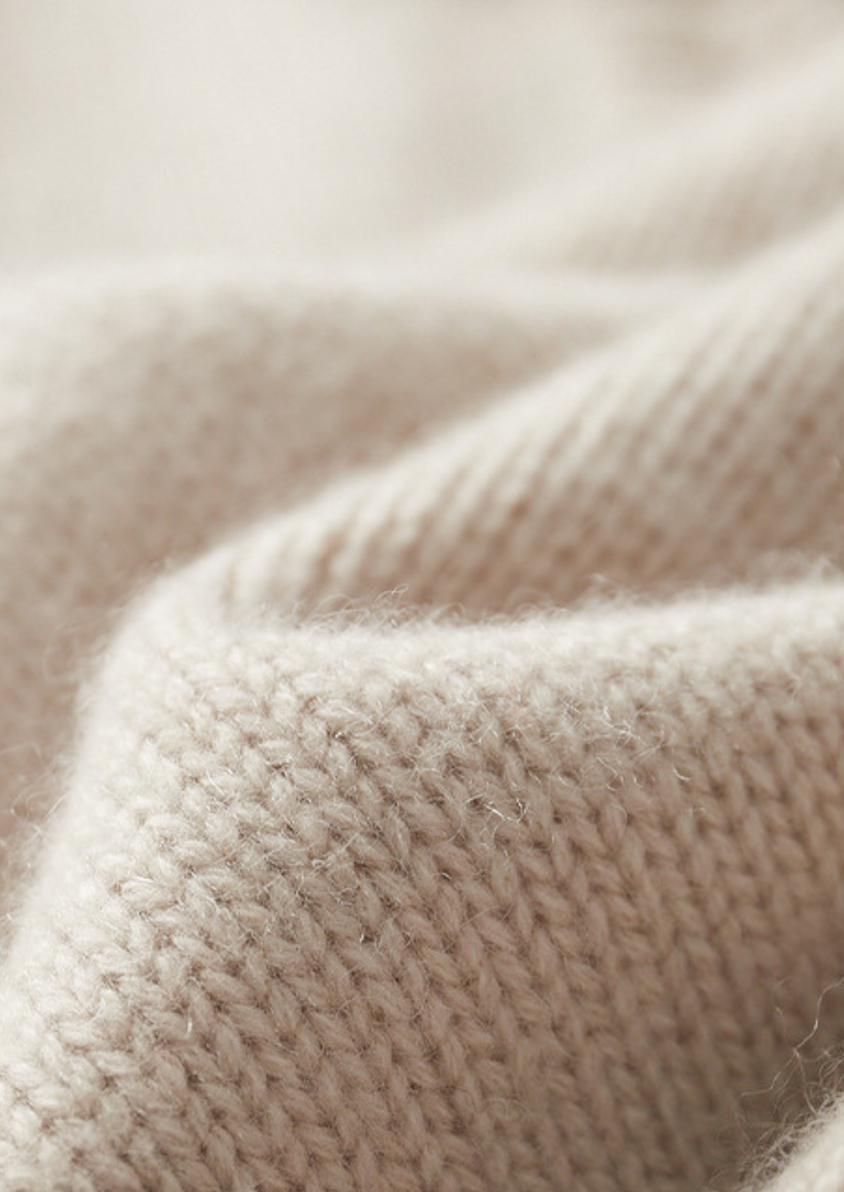 Pure Cashmere Off White Half Zip Sweater | Portovelli
