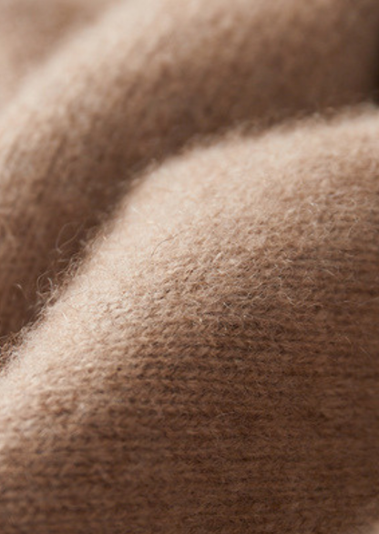 Pure Cashmere Beige Essential Crewneck | Portovelli