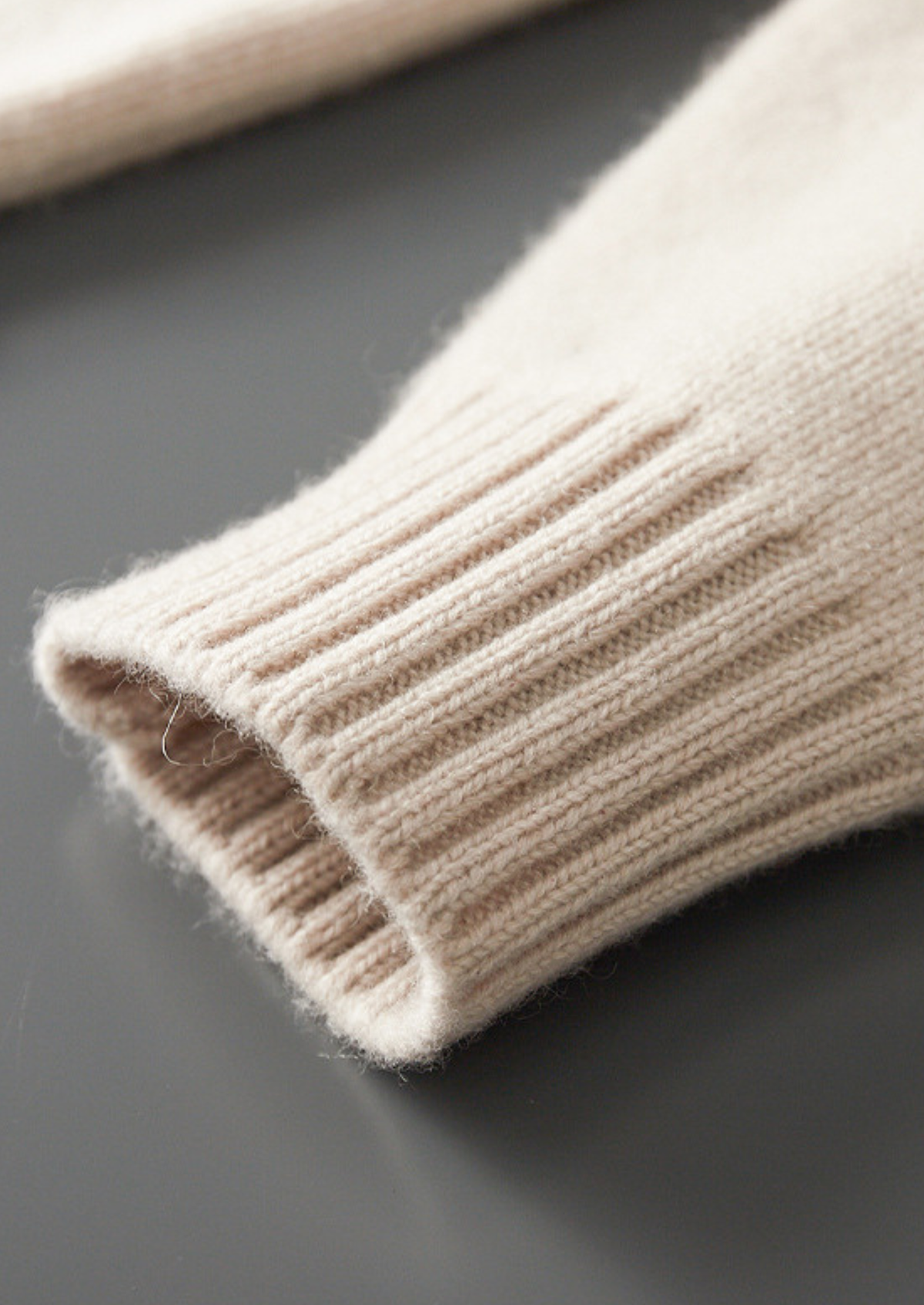 Pure Cashmere Off White Half Zip Sweater | Portovelli
