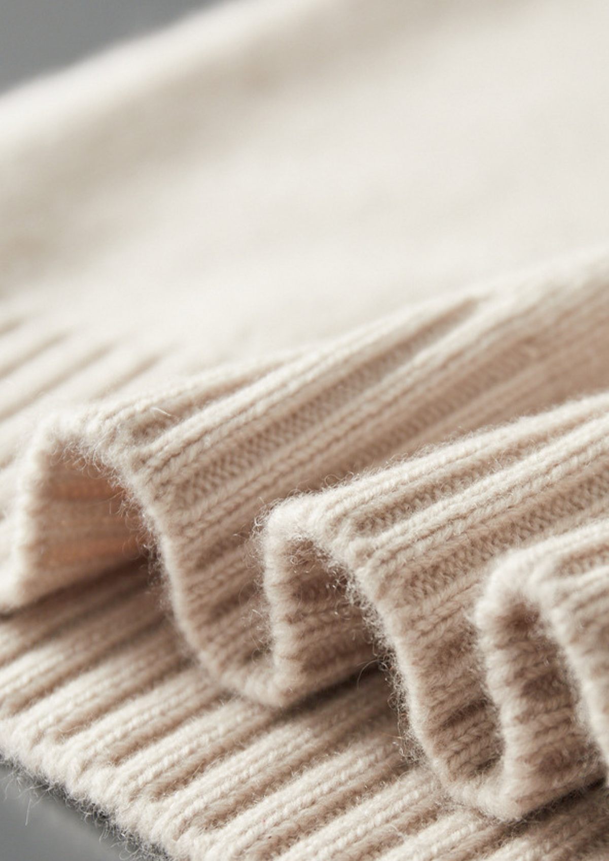Pure Cashmere Off White Half Zip Sweater | Portovelli