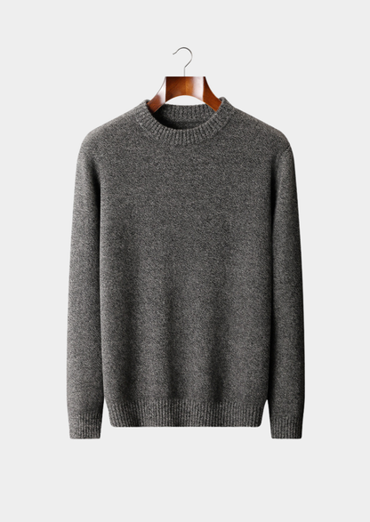 Pure Cashmere Gray Essential Crewneck | Portovelli