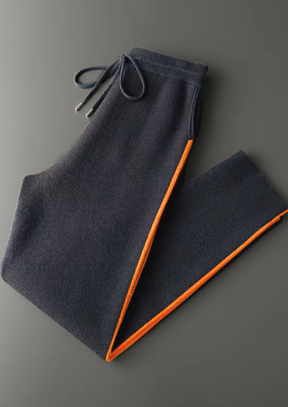 Premium Cashmere Deep Gray Milano Leisure Set | Portovelli