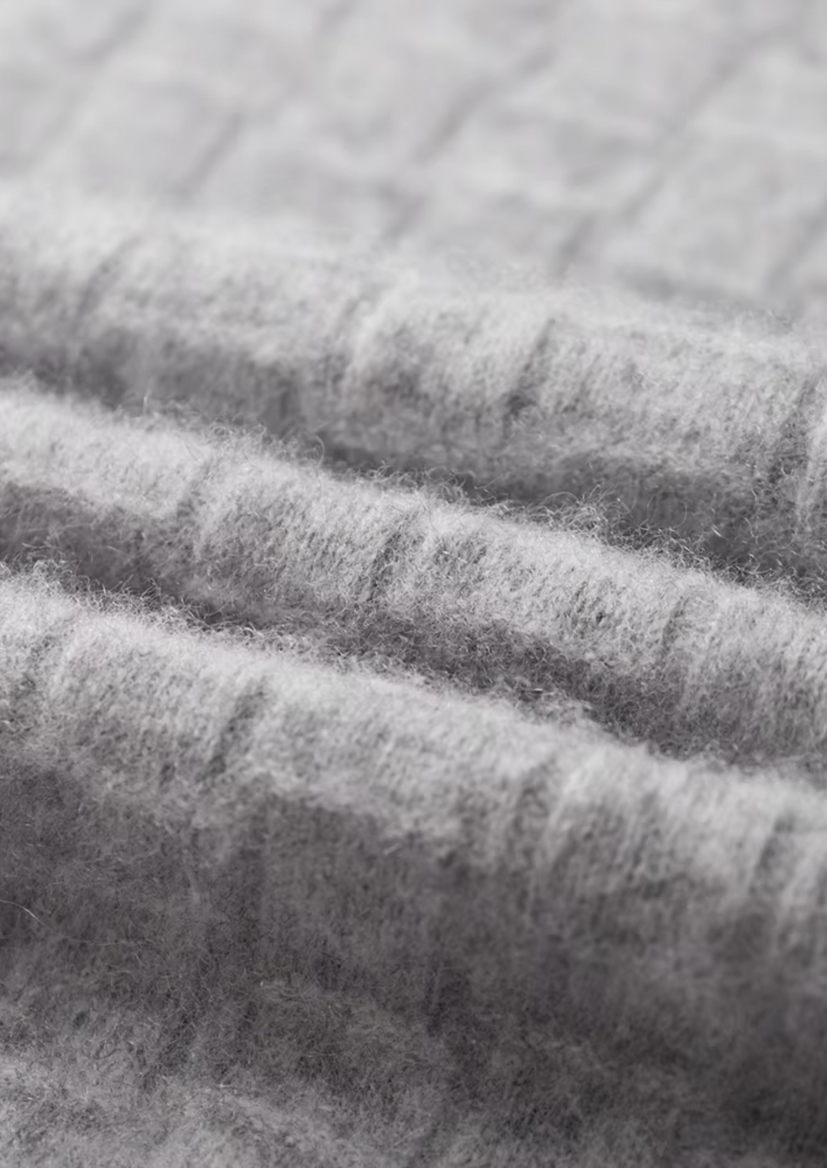 Pure Extra-Fine Merino Wool Textured Mockneck | Portovelli