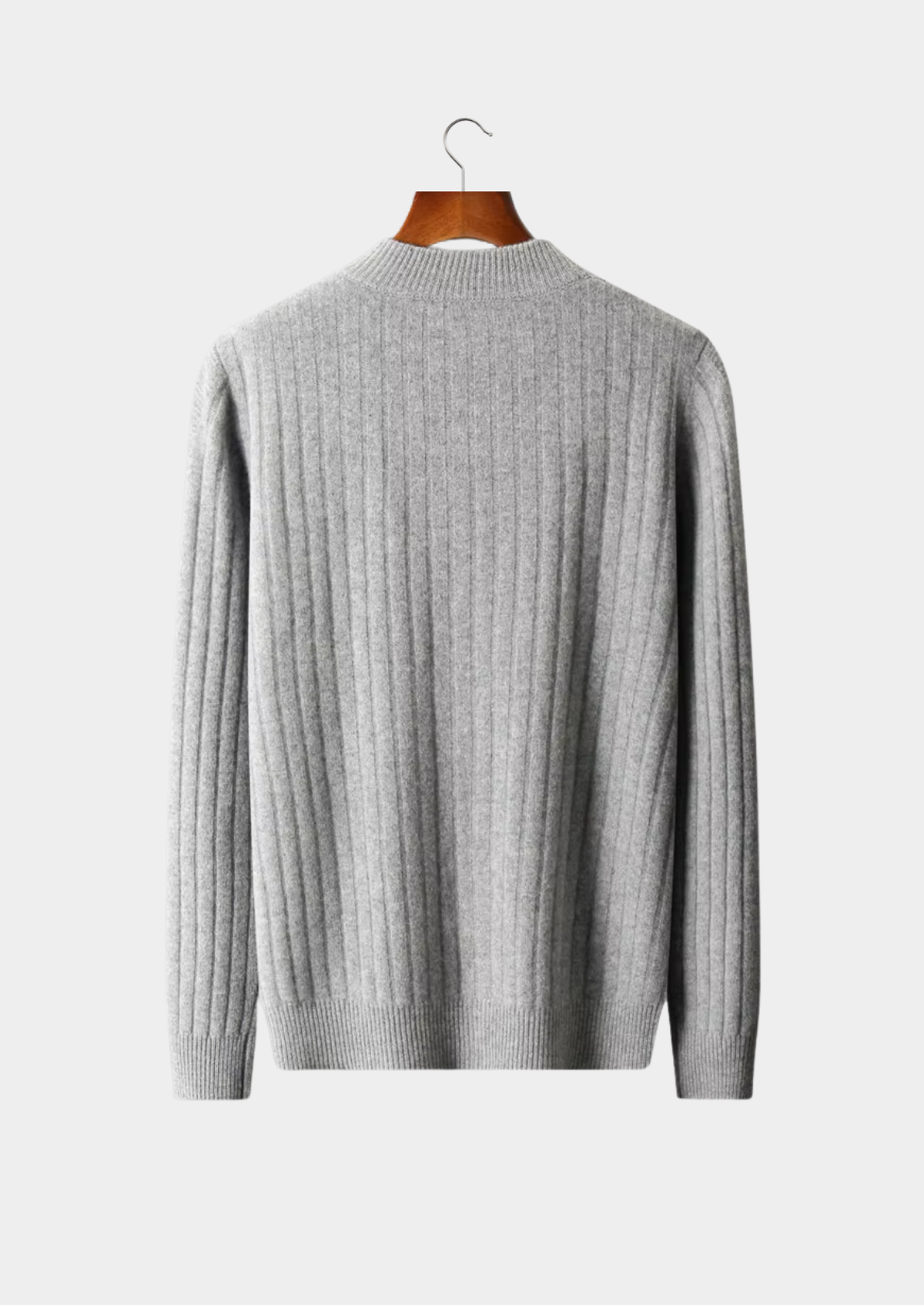 Pure Extra-Fine Merino Wool Patterned Zip Cardigan | Portovelli